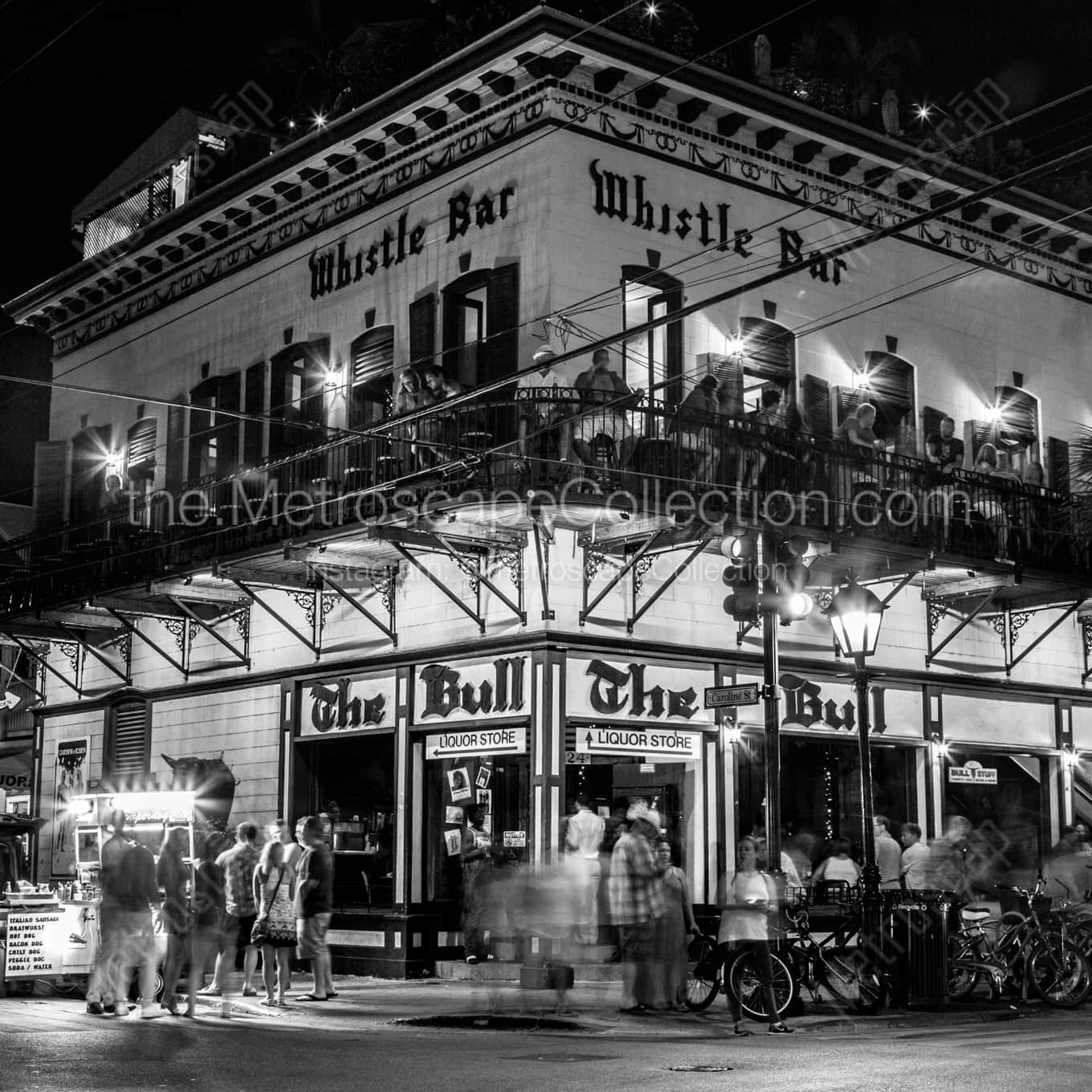 The Bull and Whistle Bar architecture black and white Photography square crop