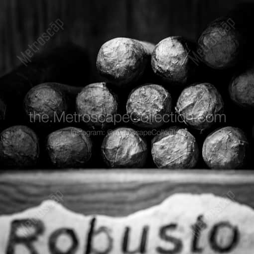 Robusto Cigars -- Key West Black and White Photography