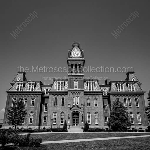 West Virginia University Woodburn Hall -- Morgantown WV Black and White Photography