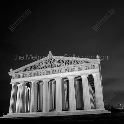 Nashville Black and White Photography of The Nashville Parthenon in Centennial Park The Nashville Parthenon in Centennial Park -- Nashville Black and White Photography