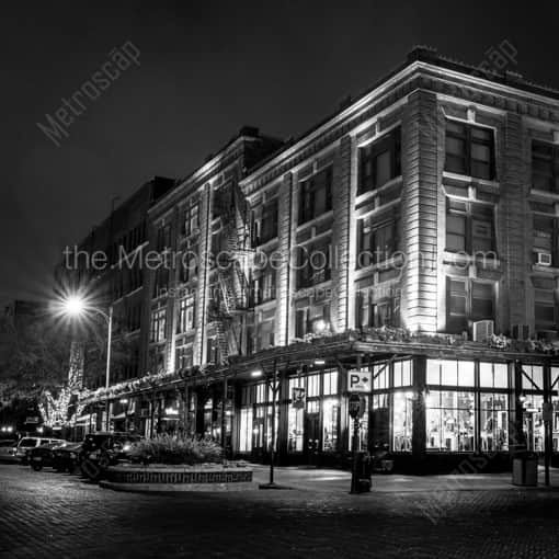 Omaha Old Market -- Omaha Black and White Photography