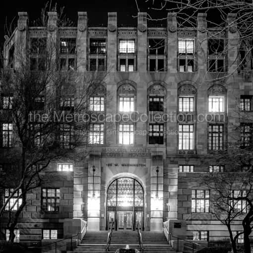 The Maricopa County Courthouse in Phoenix -- Phoenix Black and White Photography