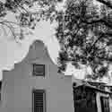Black and White framed photos of  Rosemary Beach Town Hall in 30-A, Florida.