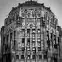 Black and White fine art photography prints of  Art Deco Top of Buffalo City Hall Building in Buffalo, New York.