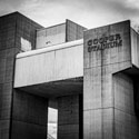 Black and White framed photos of  Cooper Stadium in Columbus, Ohio.
