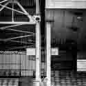 Black and White framed photos of  The Decaying Remains of Old Cooper Stadium in Columbus, Ohio.