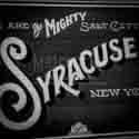 Black and White canvas of  The Mighty Salt City Syracuse New York in Syracuse, New York.