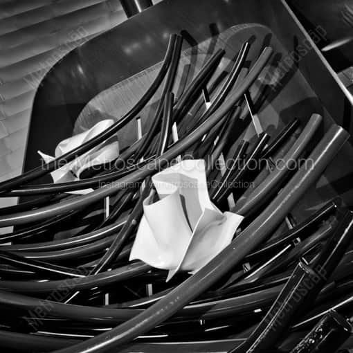 Denver Black and White Photography of The Giant Broom and Dustpan at the Denver Art Museum The Giant Broom and Dustpan at the Denver Art Museum -- Denver Black and White Photography