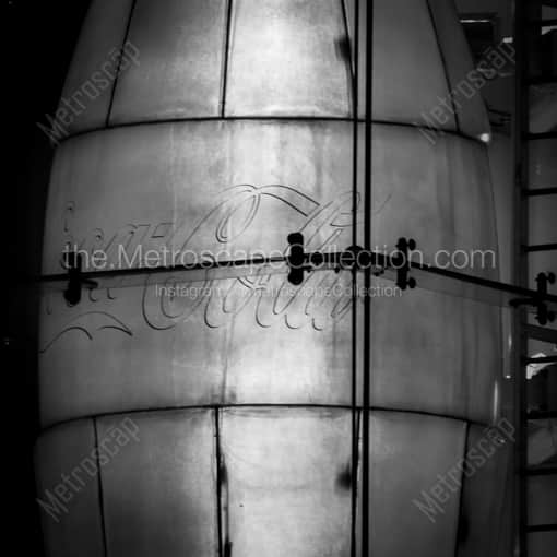 The Giant World of Coke Bottle -- Atlanta Black and White Framed Photos