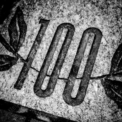 Stone Work around Centennial Olympic Park -- Atlanta Black and White Framed Photos