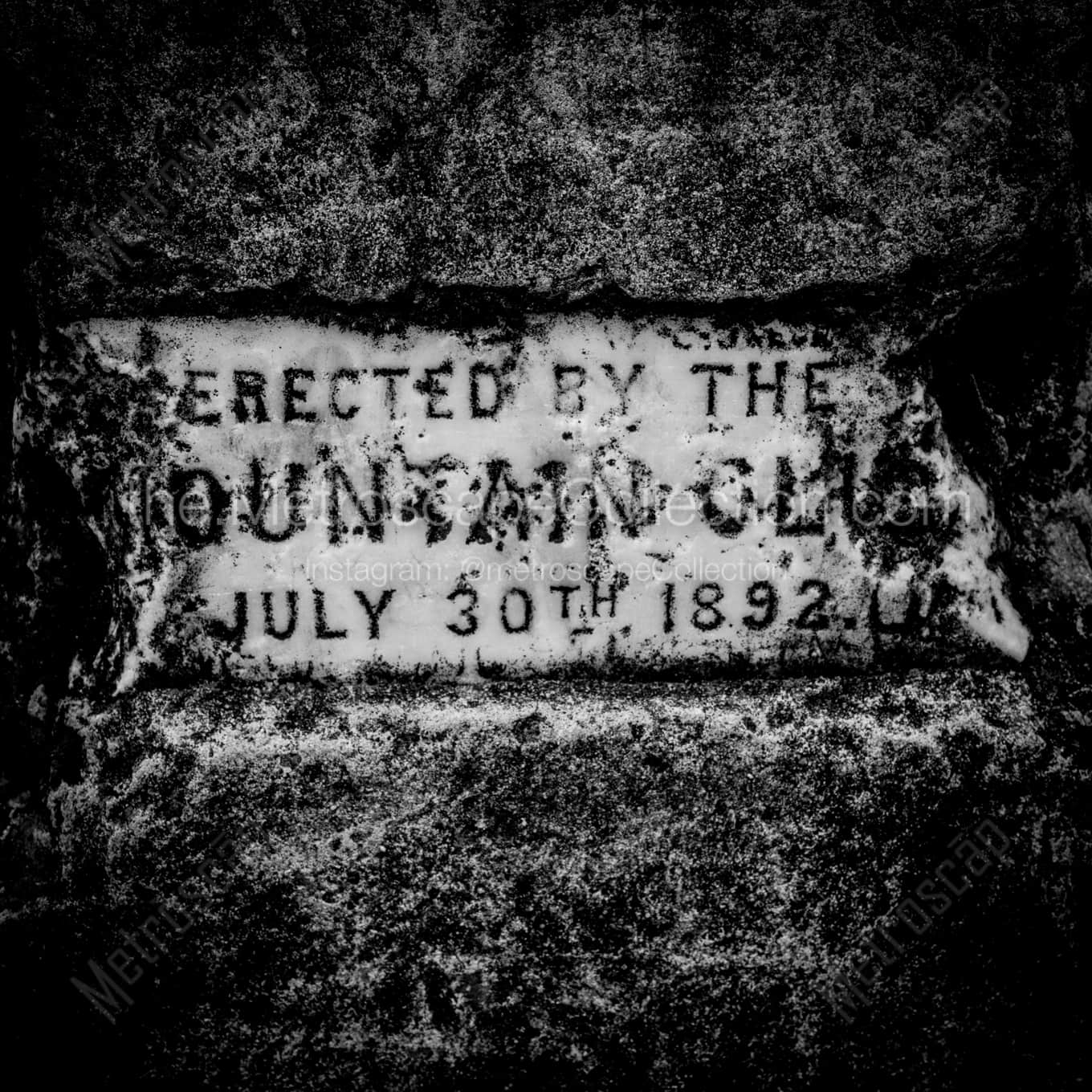 A Side of the Beacon atop Table Mountain Framed Photography square crop