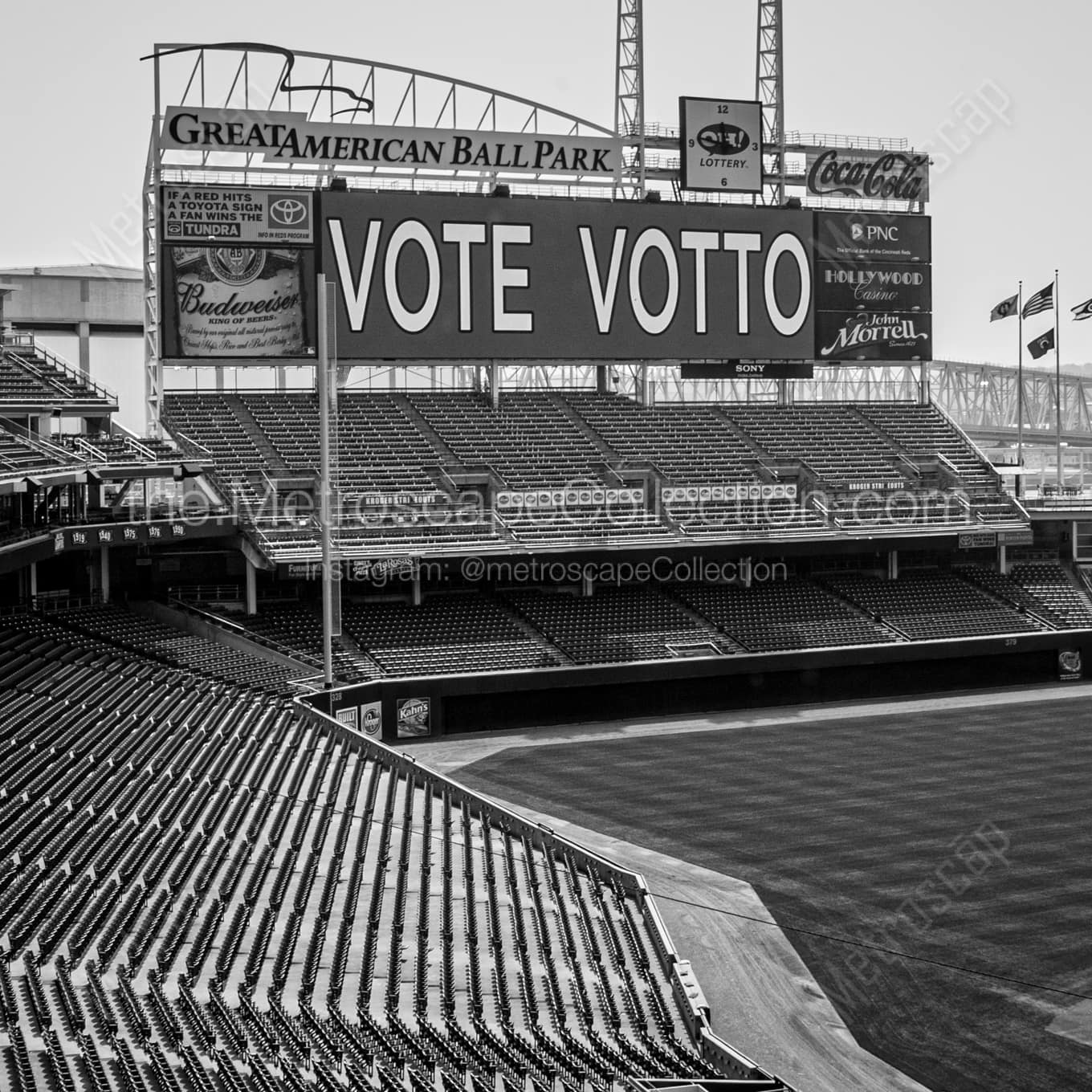 Vote Votto GABP Jumbotron Framed Photos Vote Votto GABP Jumbotron Framed Photos square crop