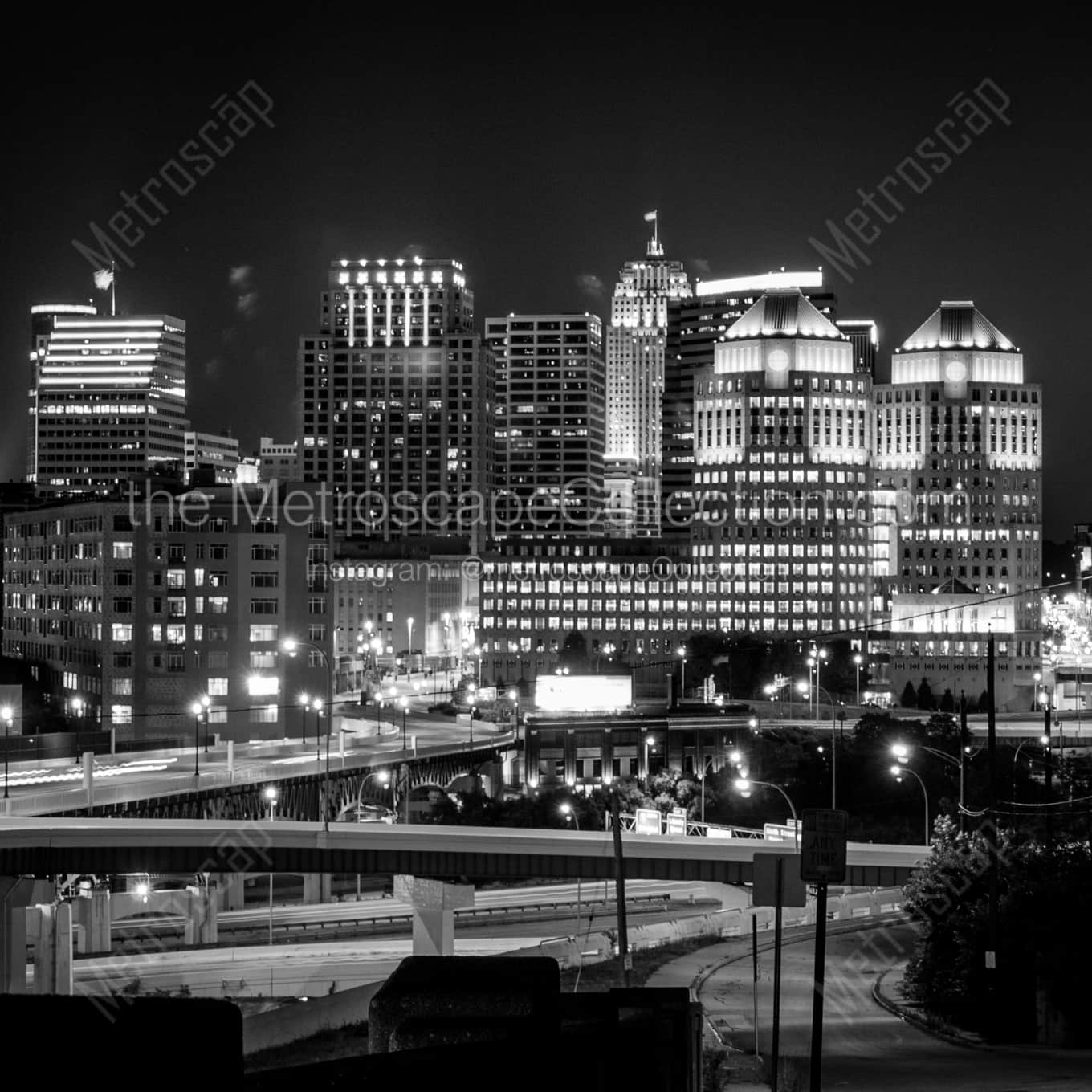 The P-G Buildings off I-71 Framed Photos square crop