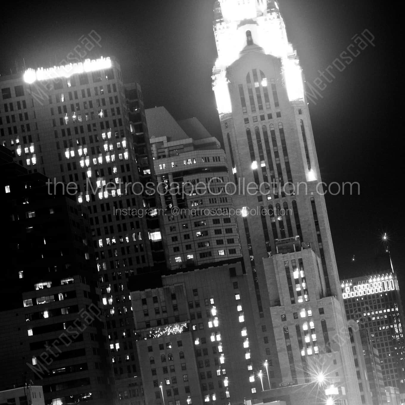 A Tight Crop of the Columbus Skyline Framed Photos A Tight Crop of the Columbus Skyline Framed Photos square crop