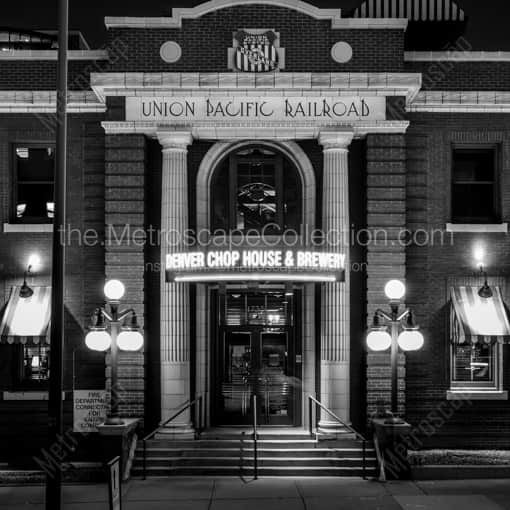 The Denver Chop House -- Denver Black and White Framed Photos