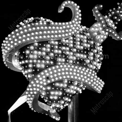 The MCA Heart Sign -- Denver Black and White Framed Photos