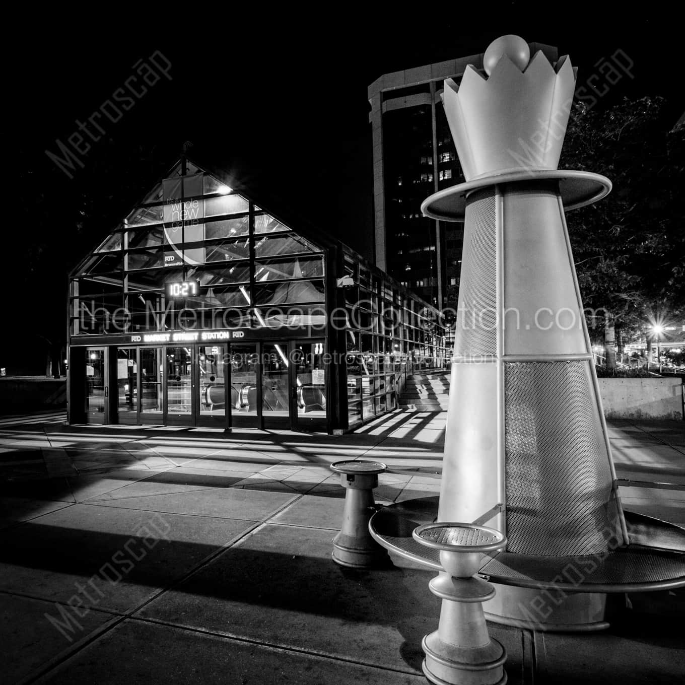 The Queen Chess Piece near the RTD Station Framed Photos The Queen Chess Piece near the RTD Station Framed Photos square crop