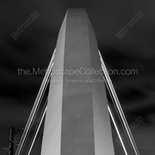Side View of Neil Smith Bridge -- Des Moines Black and White Framed Photos