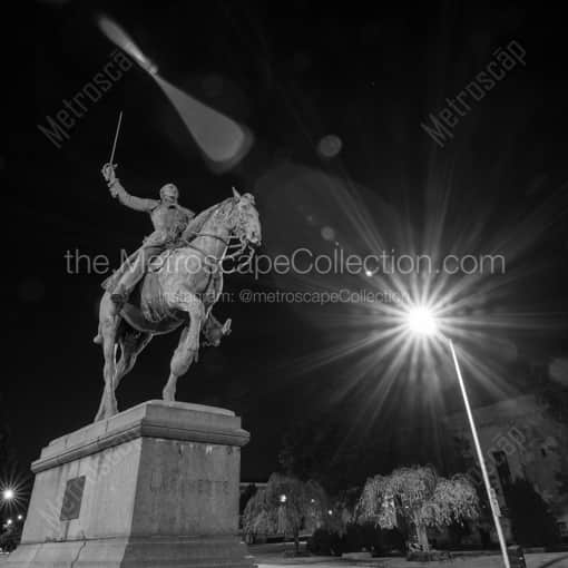Hartford Framed Photos of The La Fayette Statue near the Connecticut State Capitol Building The La Fayette Statue near the Connecticut State Capitol Building -- Hartford Black and White Framed Photos