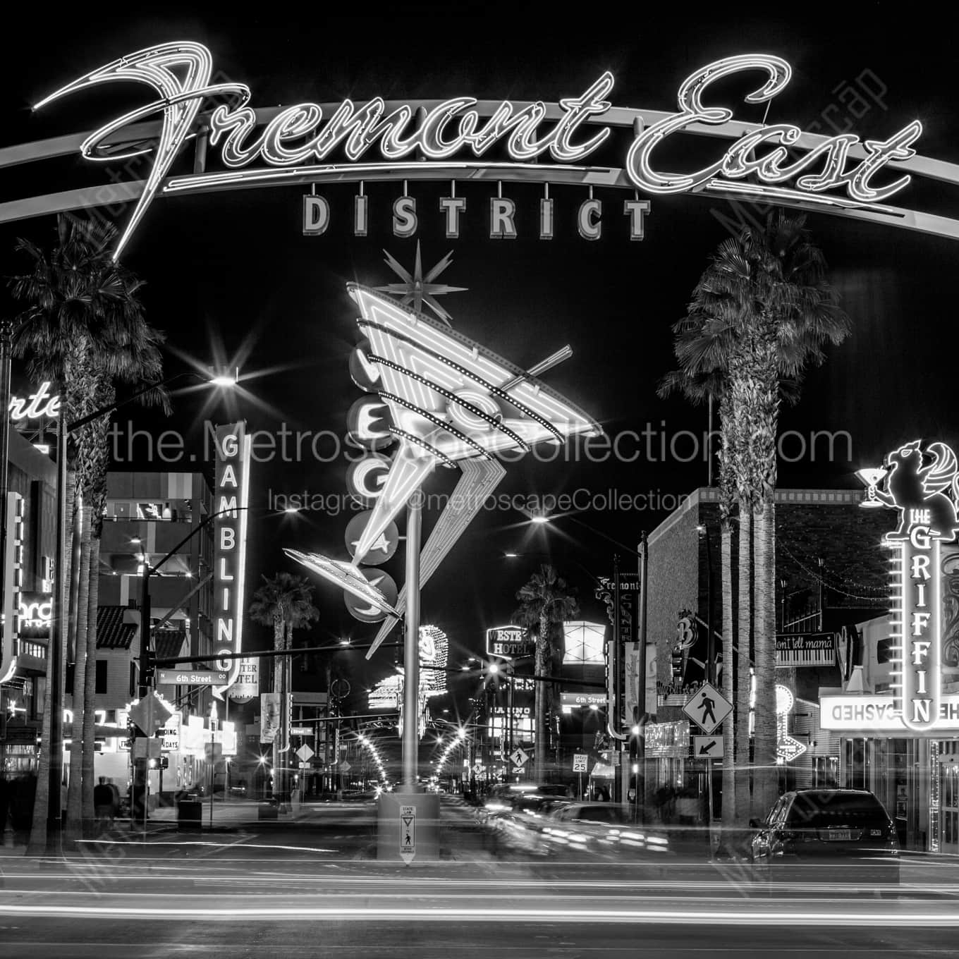 The Fremont East District Framed Photos square crop