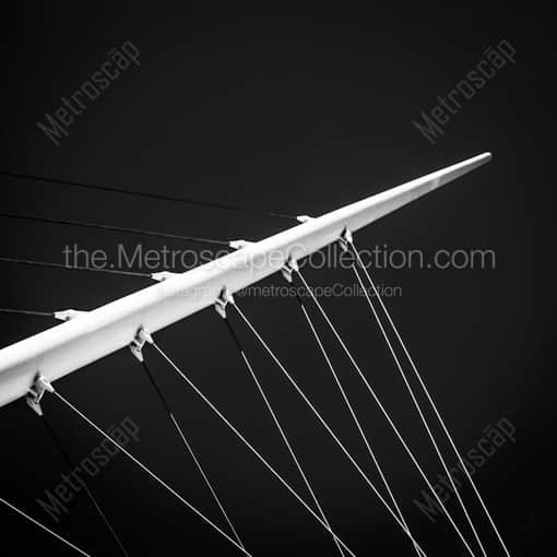 The Support Beam of the Milwaukee Art Museum -- Milwaukee Black and White Framed Photos