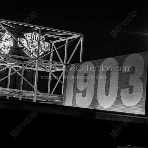 The Harley Davidson Museum -- Milwaukee Black and White Framed Photos