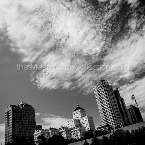The University Club Tower -- Milwaukee Black and White Framed Photos