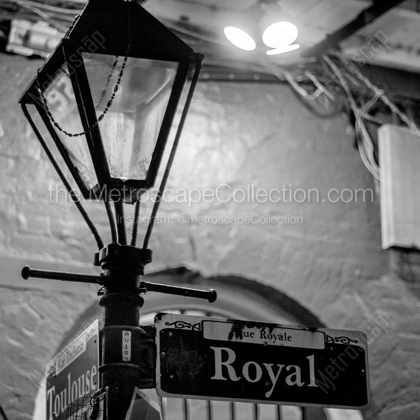 A Lamp Post in the French Quarter Framed Photos A Lamp Post in the French Quarter Framed Photos square crop