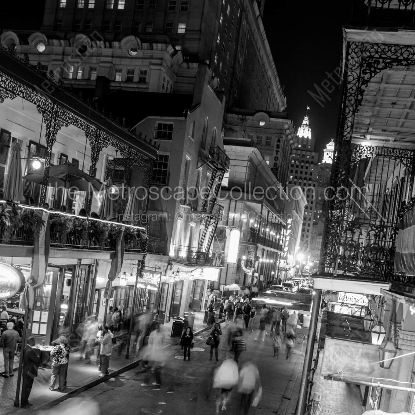 Bourbon Street New Orleans Framed Photos Bourbon Street New Orleans Framed Photos square crop