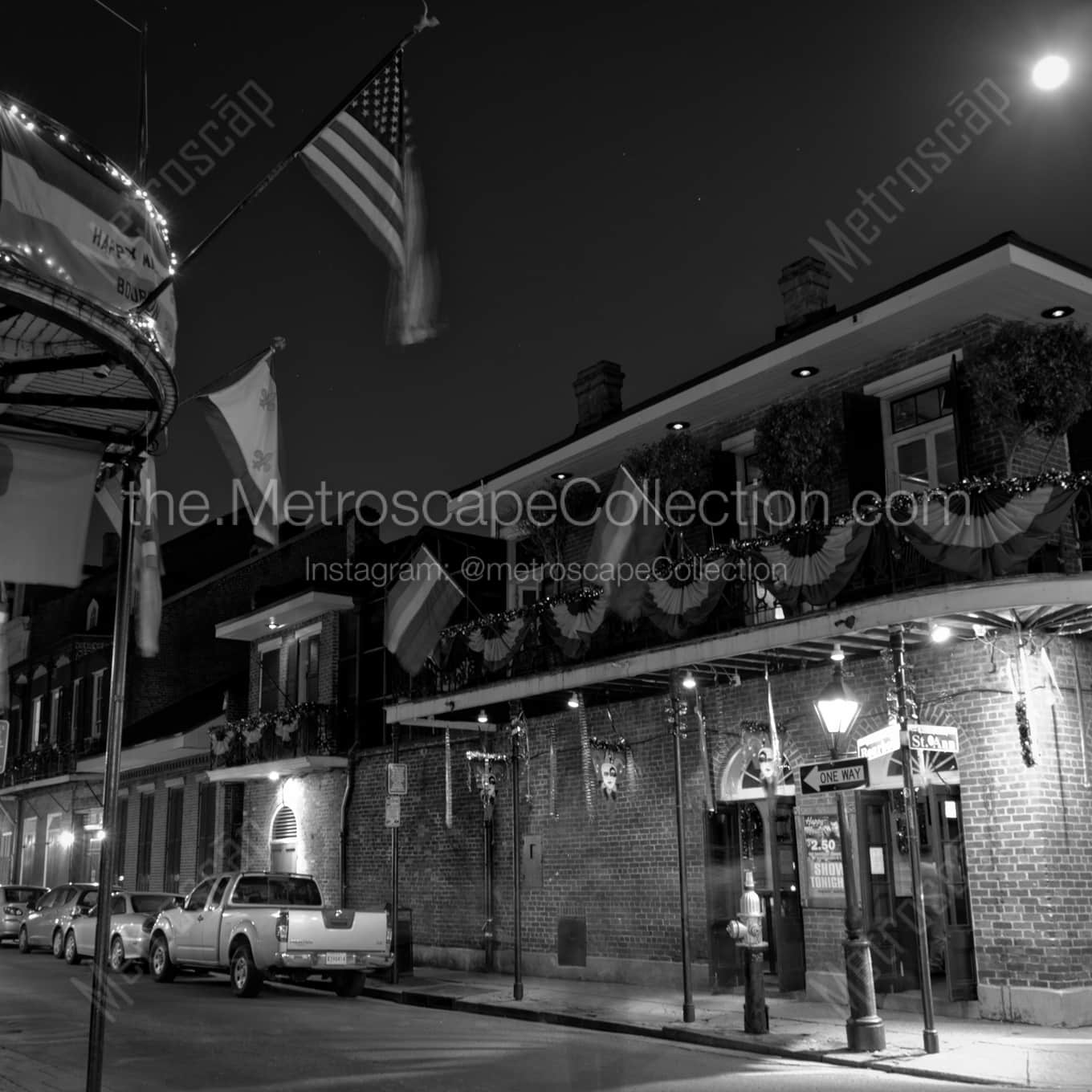 Bourbon Street at St Ann Street Framed Photos Bourbon Street at St Ann Street Framed Photos square crop