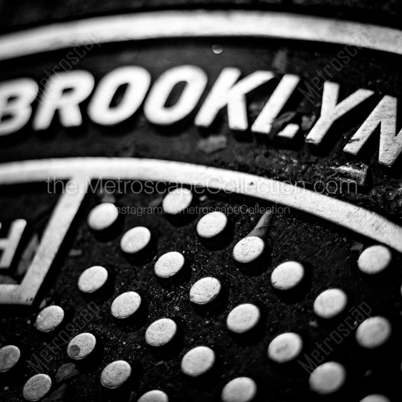 A Brooklyn Manhole Cover Framed Photos square crop