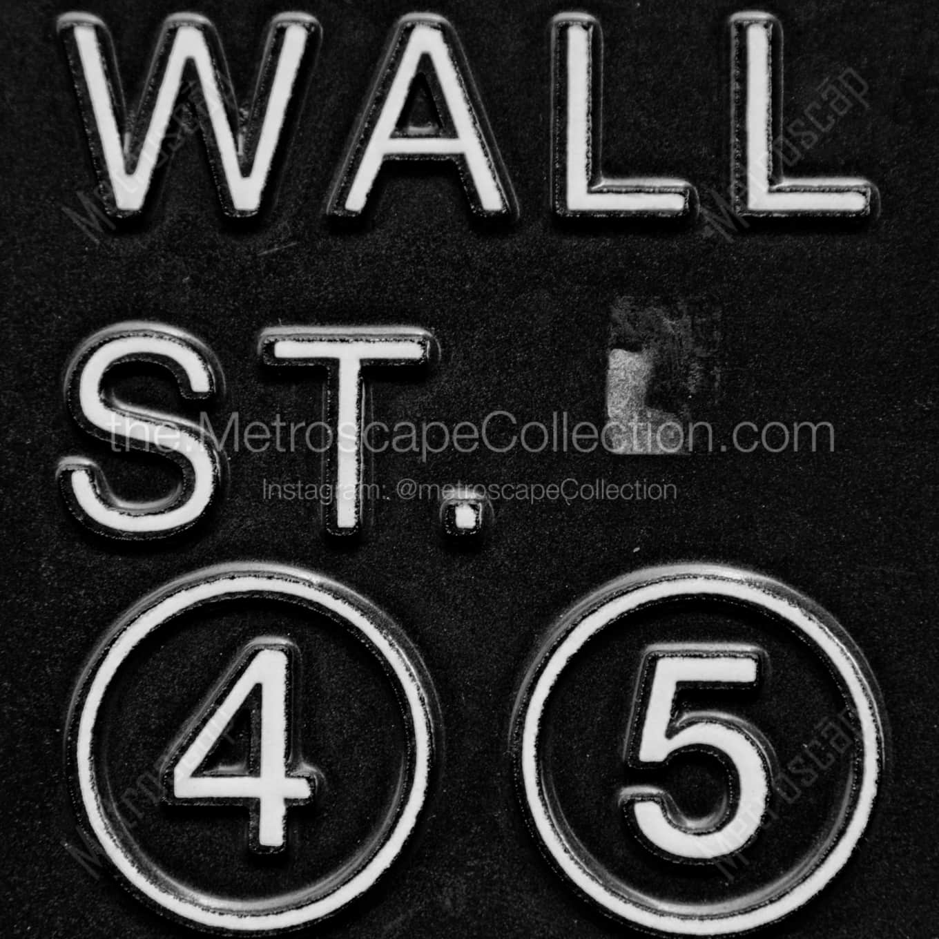 Wall Street Station Framed Photos Wall Street Station Framed Photos square crop