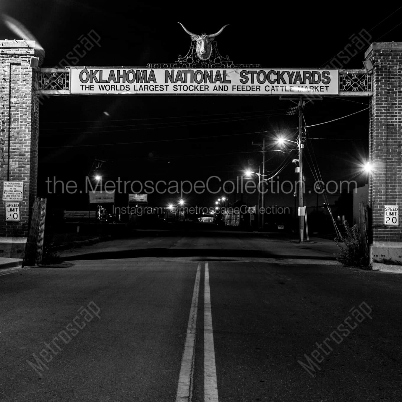 The Oklahoma National Stockyards Framed Photos The Oklahoma National Stockyards Framed Photos square crop