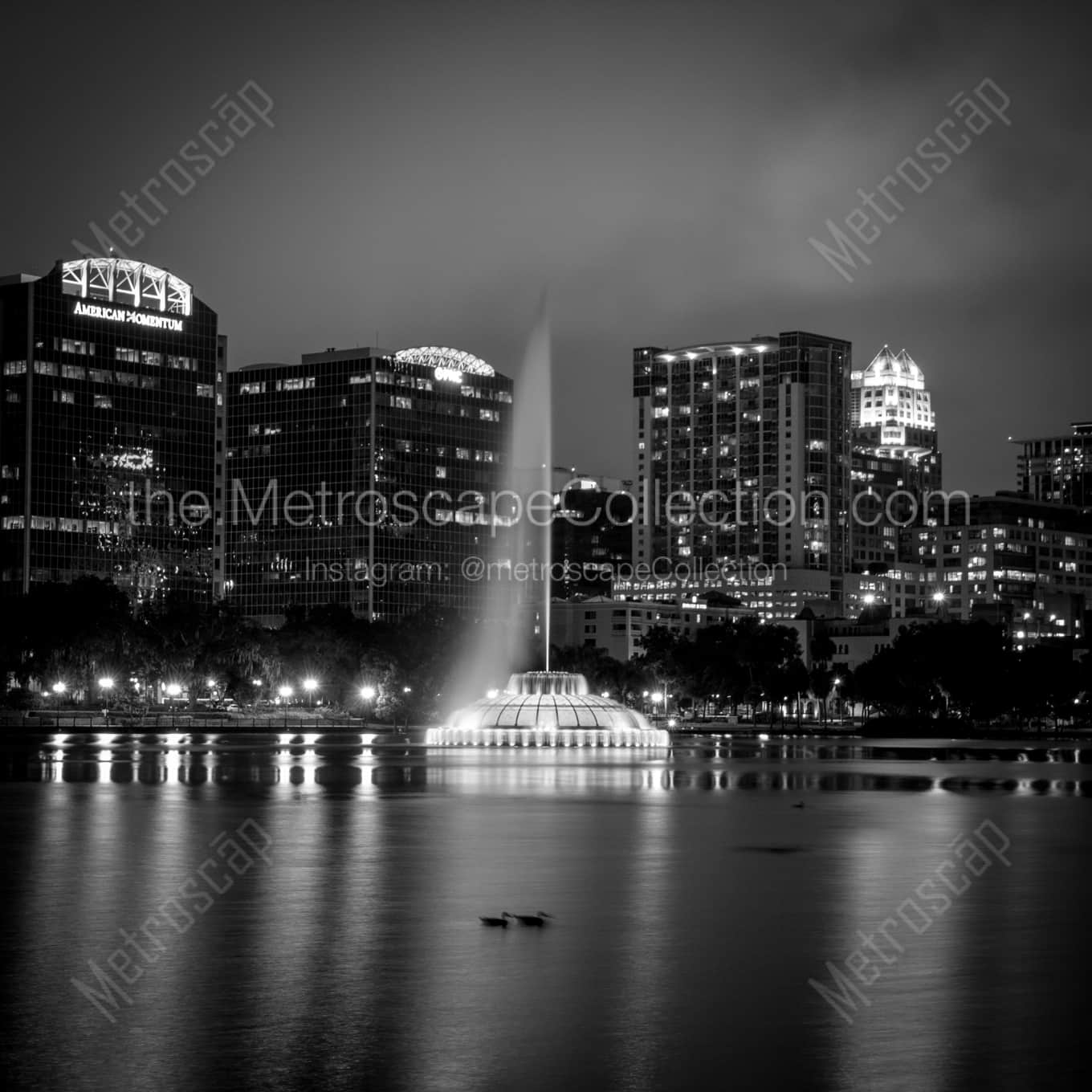 The Orlando Skyline Framed Photos square crop