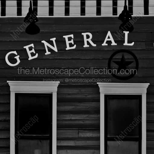 The Park City General Store -- Park City Black and White Framed Photos