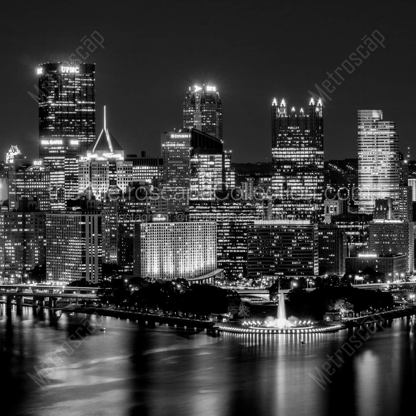The Golden Triangle view of the Pittsburgh Skyline Framed Photos The Golden Triangle view of the Pittsburgh Skyline Framed Photos square crop