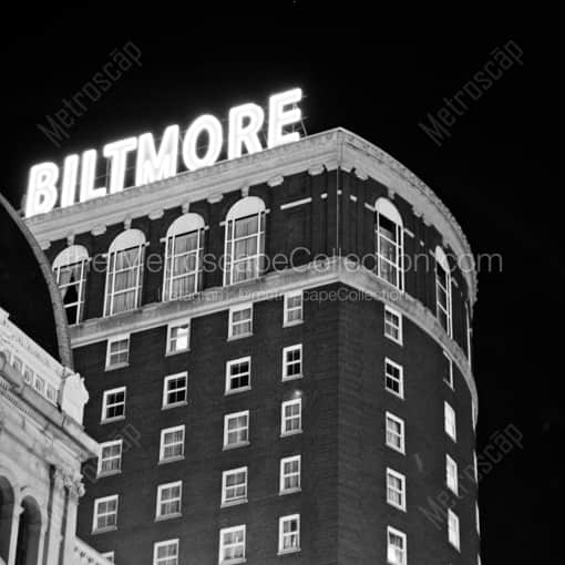 The Providence Biltmore Hotel -- Providence Black and White Framed Photography