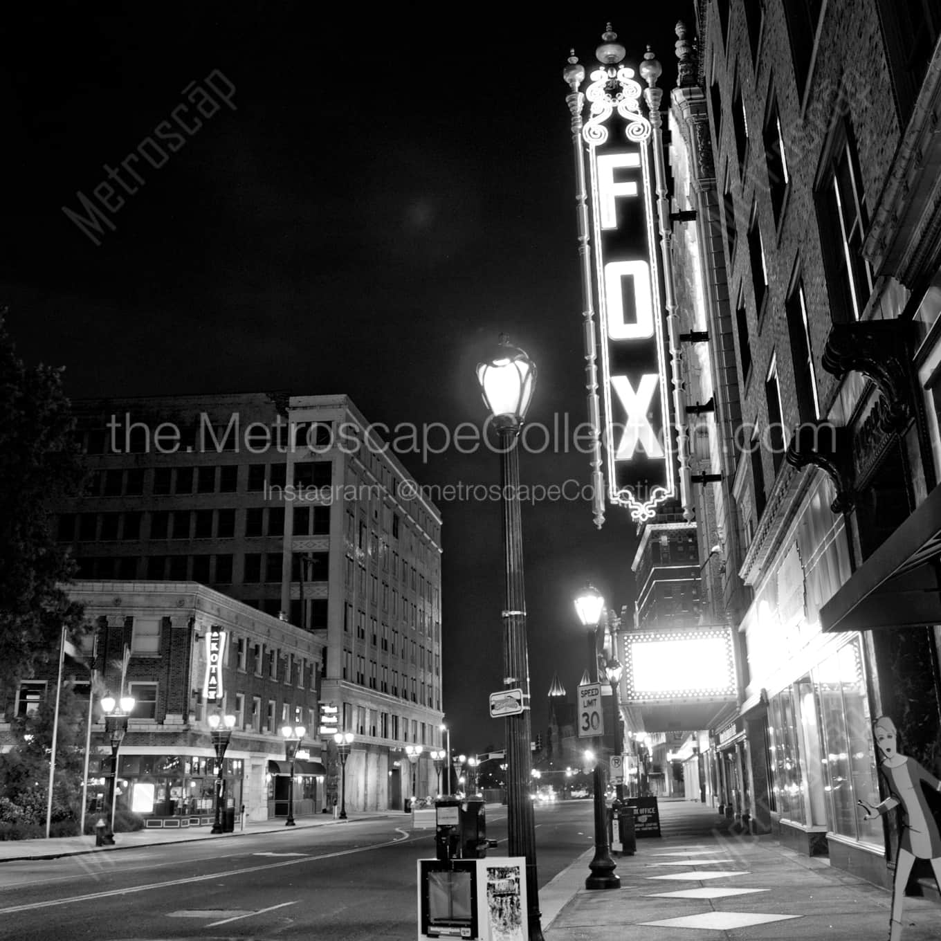 The Fox Theater and Grand Ave Framed Photos The Fox Theater and Grand Ave Framed Photos square crop