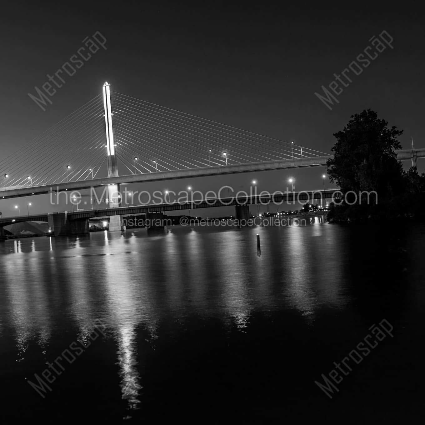 The Veterans Glass City Skyway Bridge Framed Photos The Veterans Glass City Skyway Bridge Framed Photos square crop