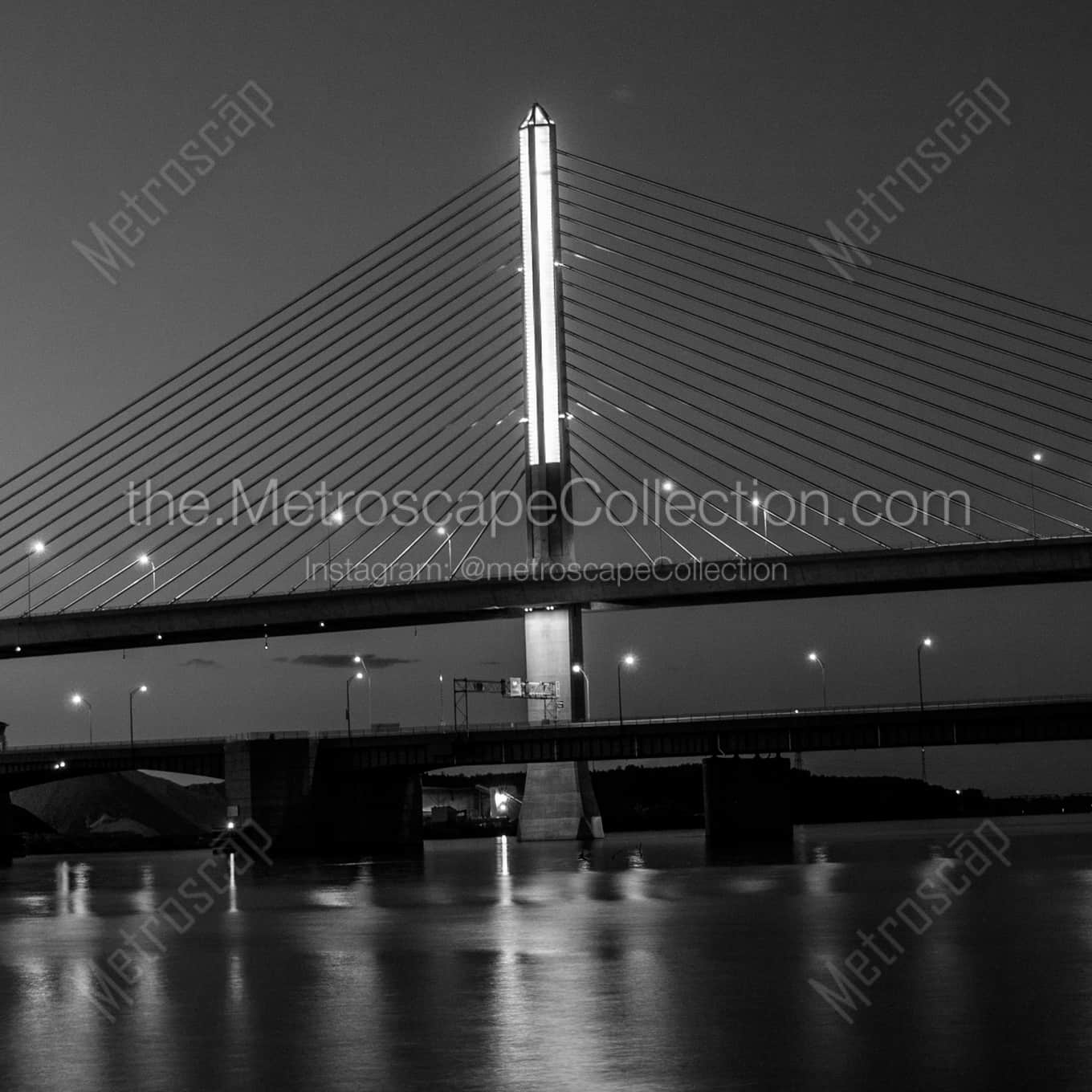 The Glass City Skyway Bridge Framed Photos square crop