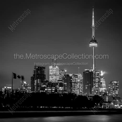 The Toronto Skyline -- Toronto Black and White Framed Photos