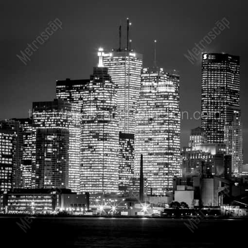 The Scotia Bank Tower -- Toronto Black and White Framed Photos