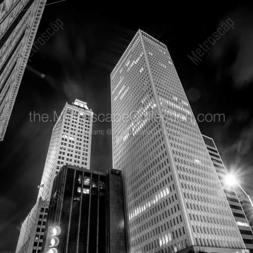 The First Place Building -- Tulsa Black and White Framed Photos