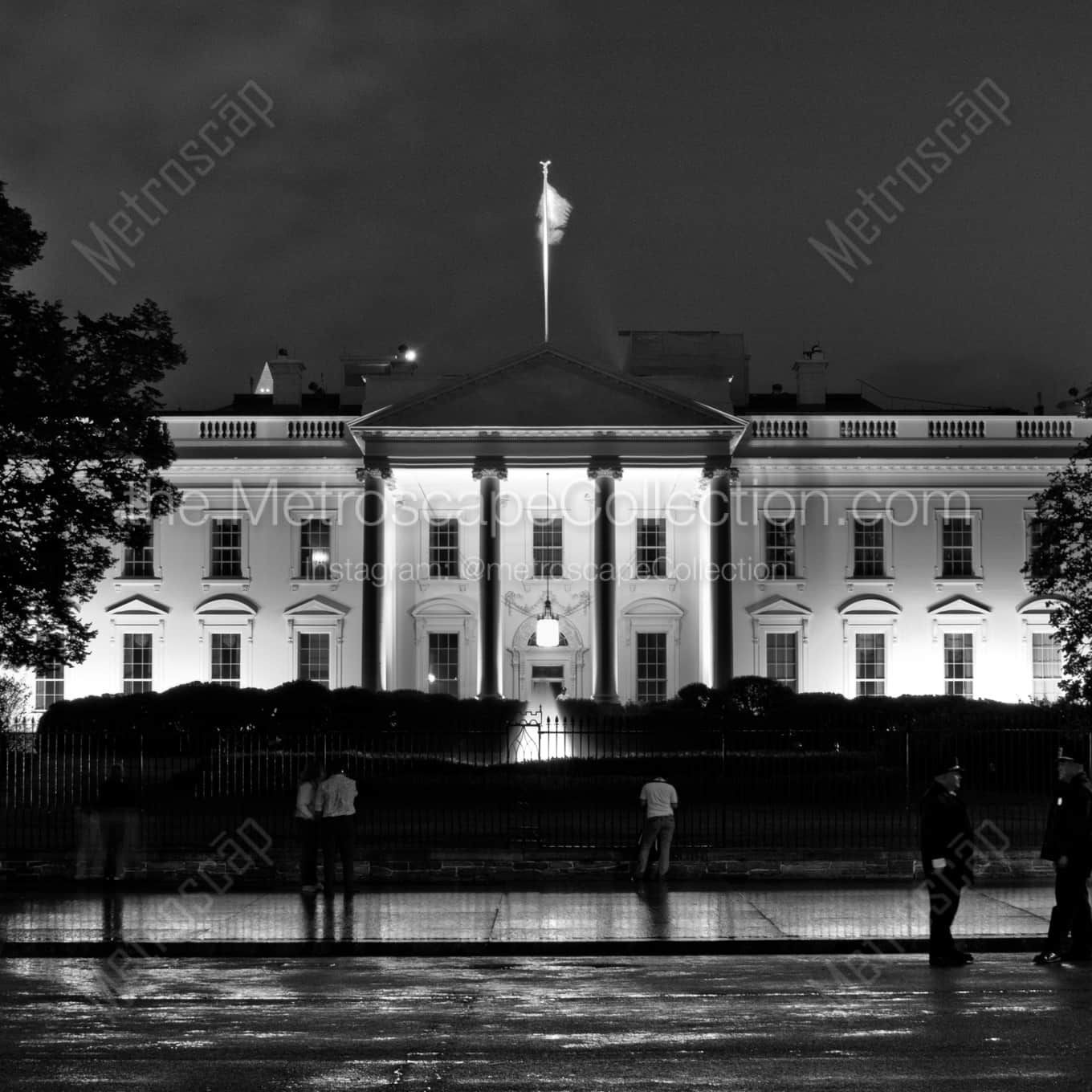 The White House Framed Photography square crop