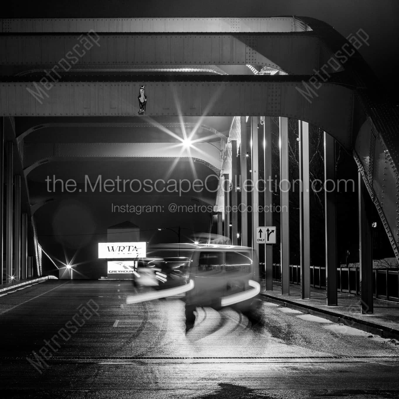 The Youngstown Spring Commons Bridge Framed Photos square crop