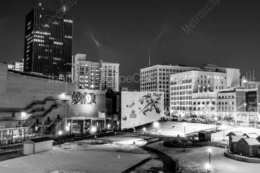 Lock 3 Park -- Akron Black and White Photos