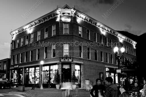 The Ralph Lauren Store in Aspen Colorado -- Aspen Black and White Photos