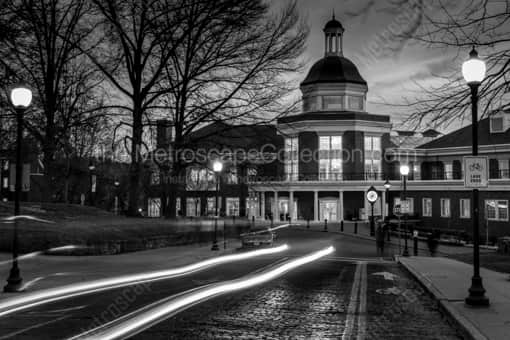 Ohio University Baker Hall -- Athens Black and White Photography