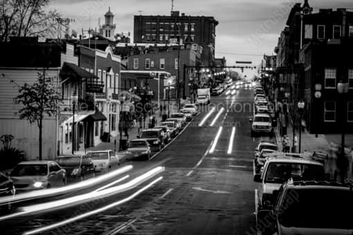 Athens Black and White Photography of Court Street on Ohio University Campus in Athens Ohio Court Street on Ohio University Campus in Athens Ohio -- Athens Black and White Photography