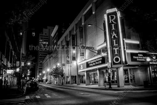 The Rialto Theater off Luckie -- Atlanta Black and White Photos